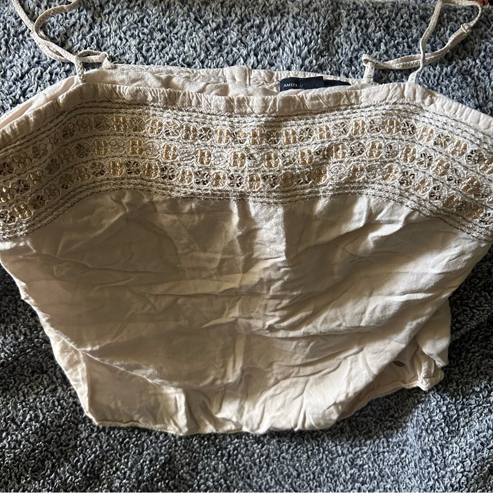 American Eagle Outfitters Cream Cami Top